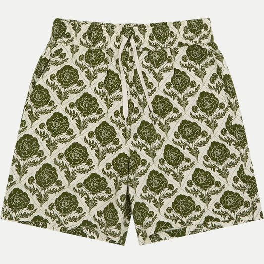 les deux lesl short green