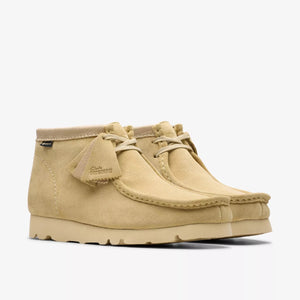 CLARKS wallabee boot GTX GORE-TEX maple suede