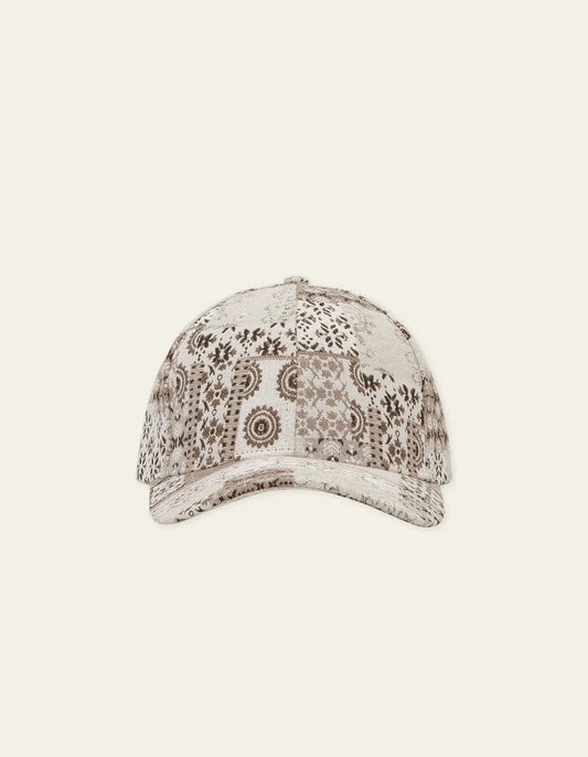 LES DEUX patchwork jacquard baseball cap