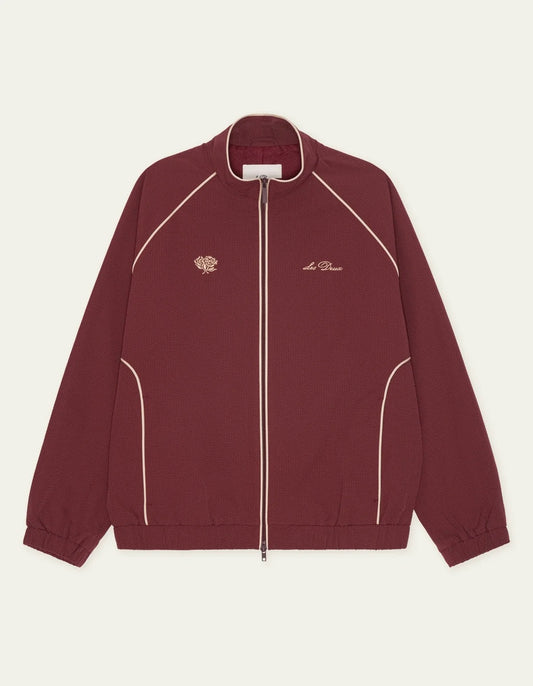 VESTE SEERSUCKER - chocolate truffle red