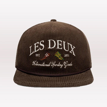 CASQUETTE LES DEUX velour-  marron