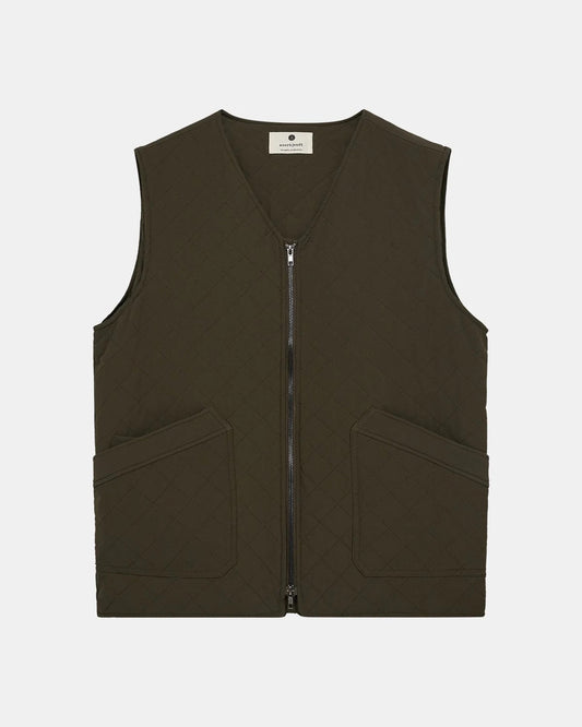 VESTE SANS MANCHES - khaki