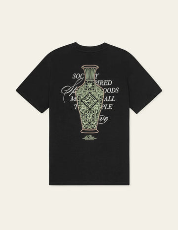 les deux faience black tee