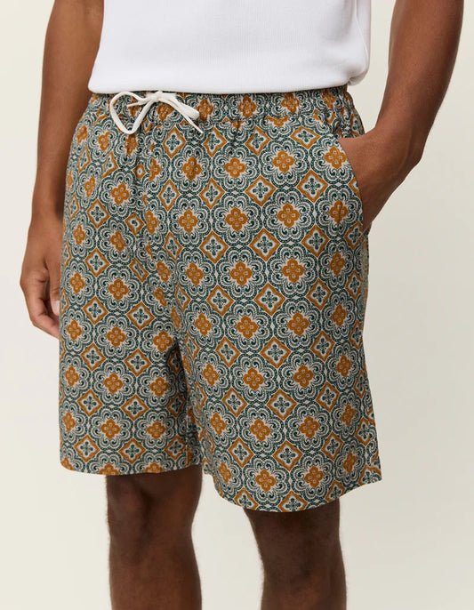 LES DEUX Harry Arabesque AOP Shorts  Regular fit