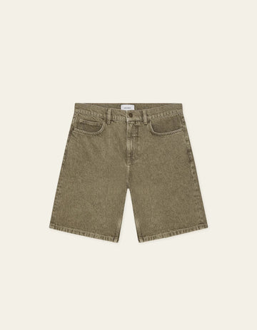 SHORT DENIM - marron clair