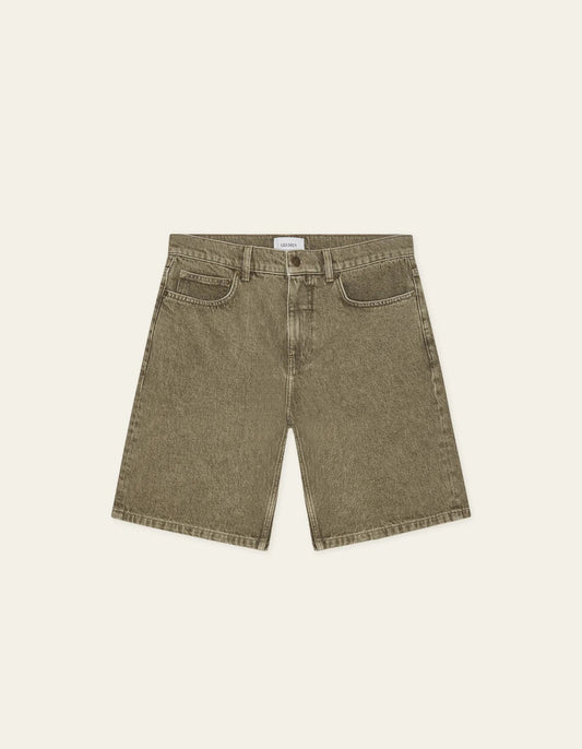 SHORT DENIM - marron clair
