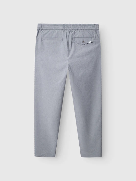 PANTALON COURT - BLEU RAYÉ