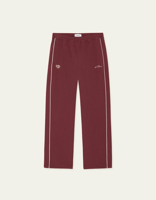 PANTALON SEERSUCKER - chocolate truffle red