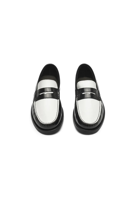 LOAFER LES DEUX - blanc/noir