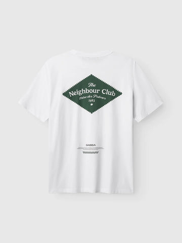 GABBA nigel box tee NBH white