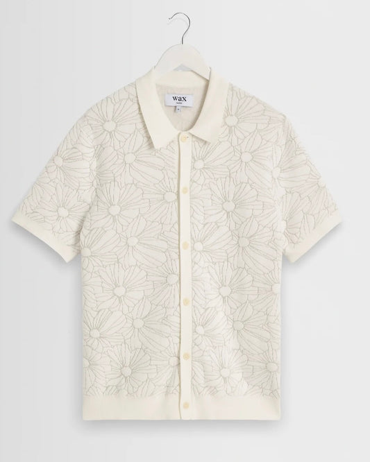 CHEMISE KNIT JACQUARD - ecru