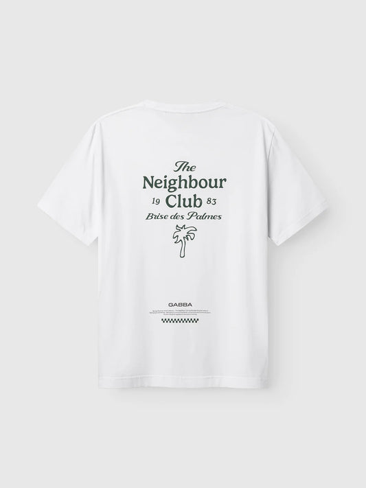 GABBA NIGEL box tee "white"