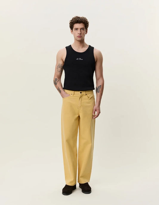 JEANS LOOSE - JAUNE DELAVÉ