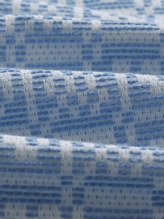 WAX STRUCTURE SHIRT LIGHT BLUE