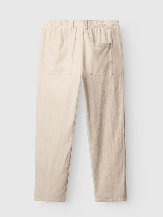 PANTALON LIN - SABLE