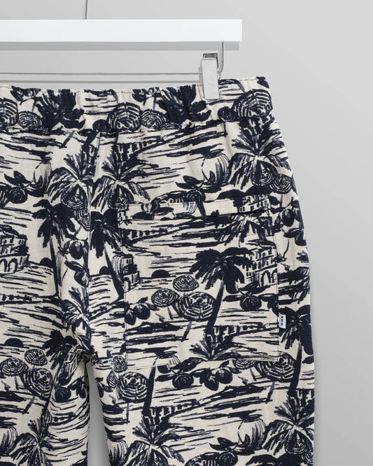 PANT WAX LONDON jacquard "navy"