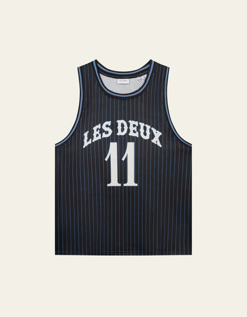 LES DEUX MESH TANK TOP green/blue
