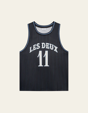 LES DEUX MESH TANK TOP green/blue