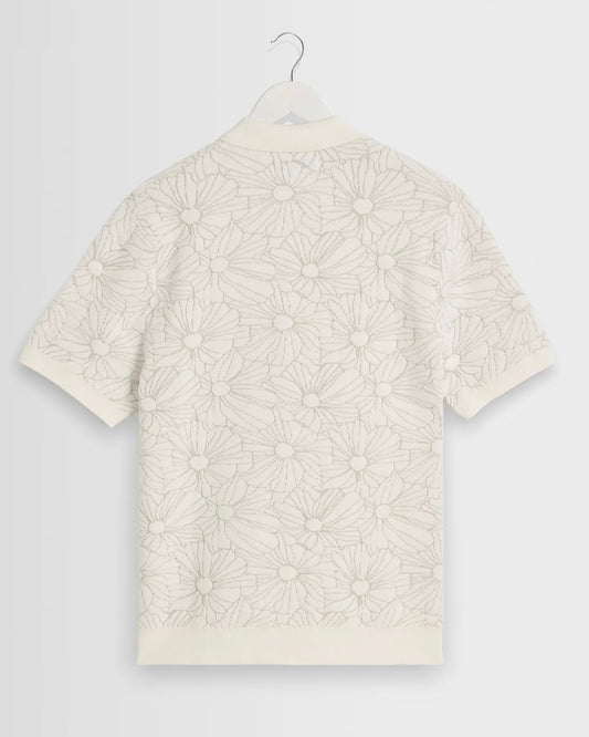 CHEMISE KNIT JACQUARD - ecru