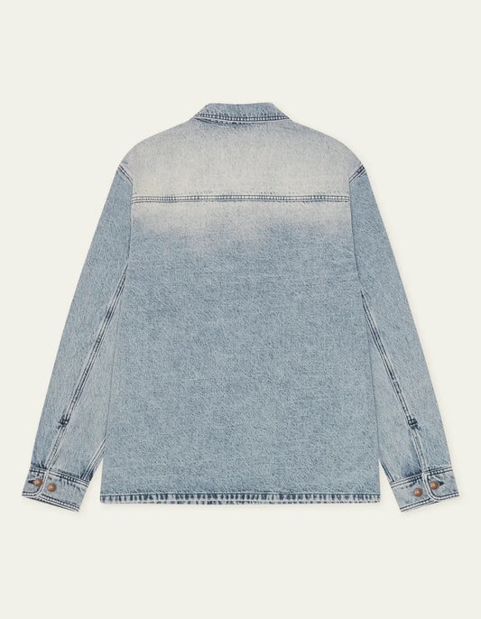 SURCHEMISE JEANS - LIGHT ICE BLUE WASH