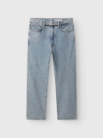JEANS COUPE DROITE - BLEU DELAVÉ