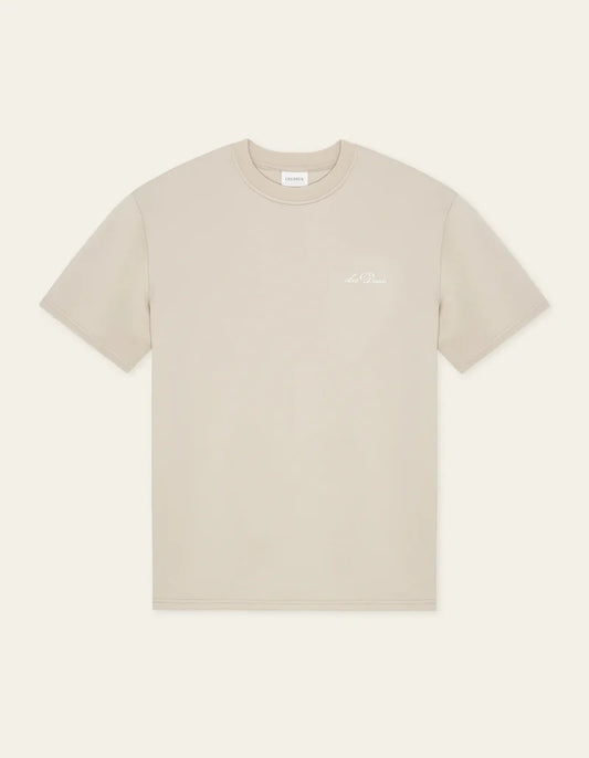 LES DEUX BALLIER jersey tee "light sand"