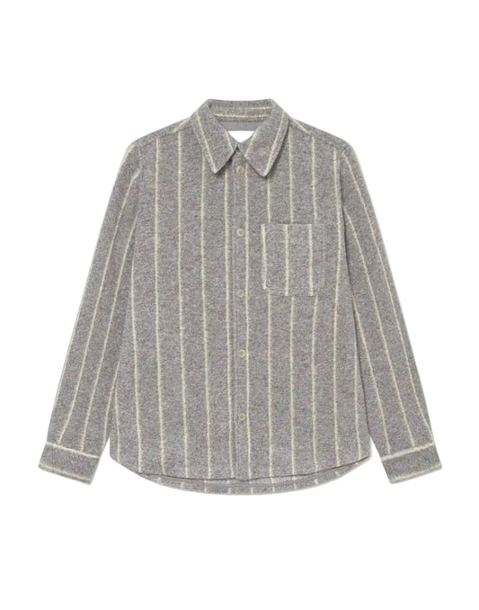 SURCHEMISE LAINE - gris