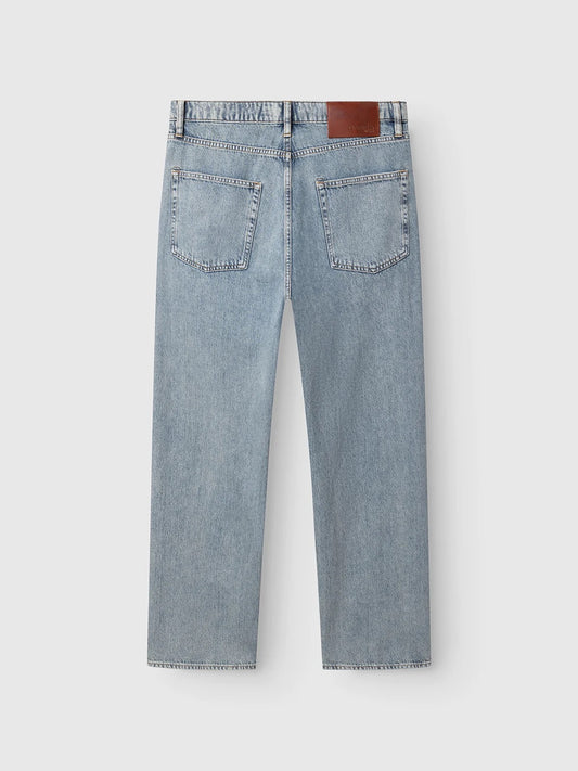 JEANS COUPE DROITE - BLEU DELAVÉ
