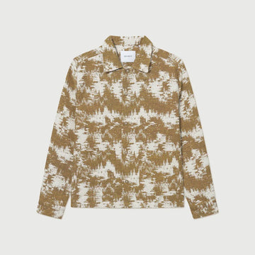 VESTE JACQUARD - jaune