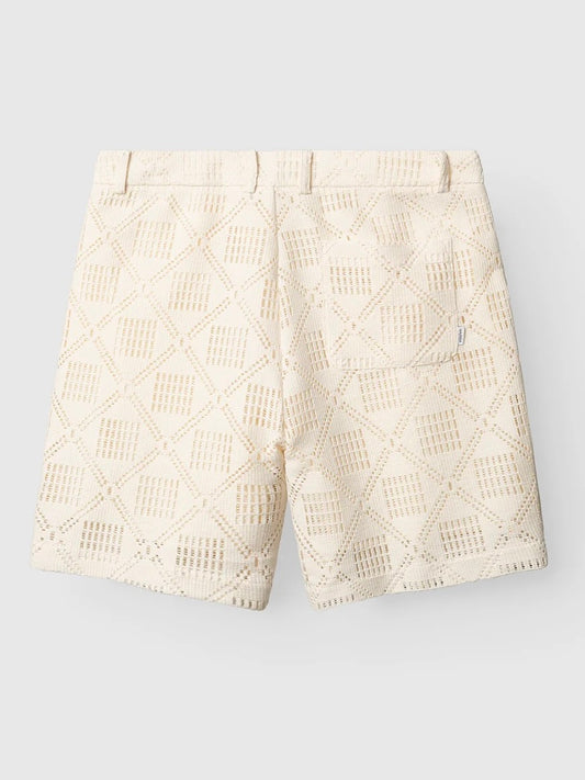 SHORT CROCHET - ecru