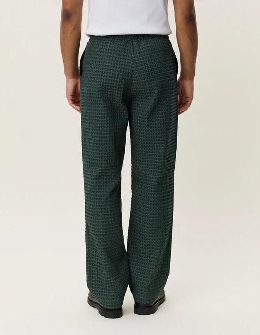 PANTALON SEERSUCKER - vert