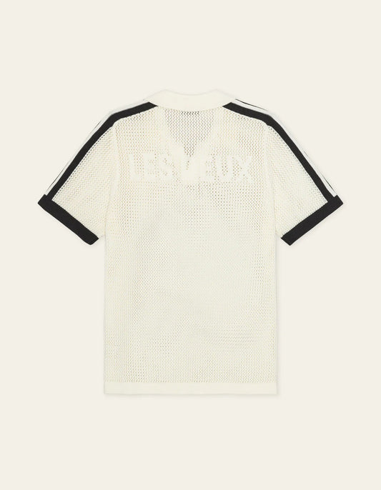 POLO MAILLE - blanc