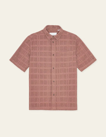 les deux Charlie SS Shirt cognac red
