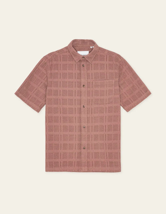 les deux Charlie SS Shirt cognac red