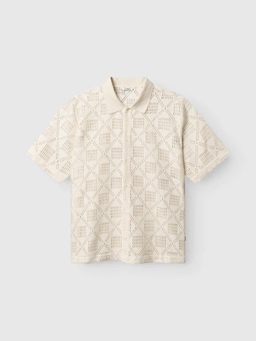 CHEMISE CROCHET - ecru