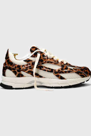 CHAUSSURES MERCER LEOPARD (pony hair) - noir