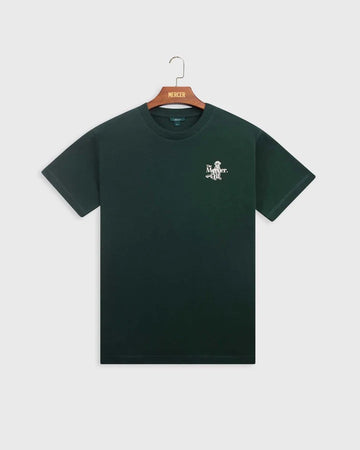 MERCER HEAVY tee dog green 330GSM