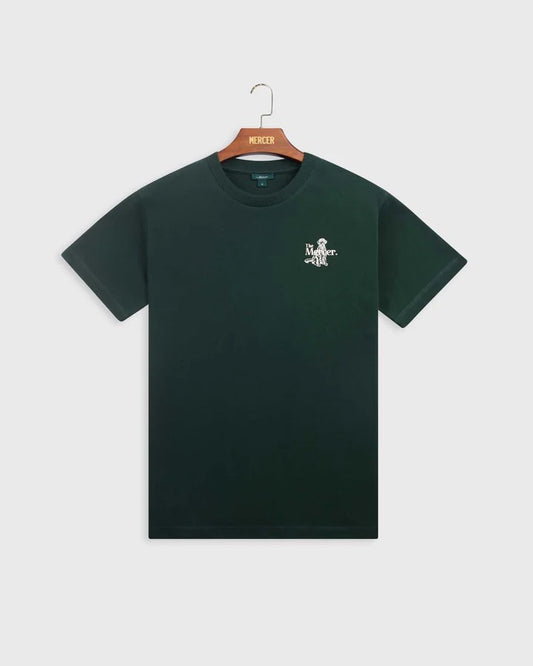 MERCER HEAVY tee dog green 330GSM