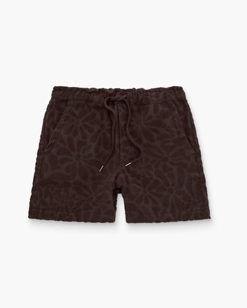 SHORT EPONGE - mauve/anthracite