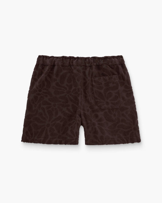 SHORT EPONGE - mauve/anthracite