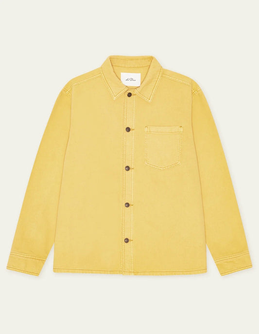 VESTE JEANS - JAUNE DELAVÉ