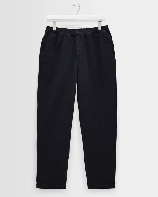 PANTALON LIN - bleu marine