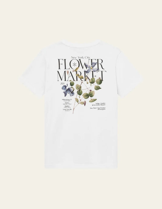 les deux flower tshirt white
