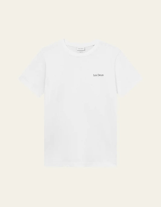 les deux flower tshirt white