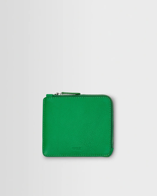 PORTEFEUILLE CUIR - vert