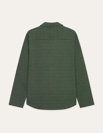 SURCHEMISE SEERSUCKER - VERT