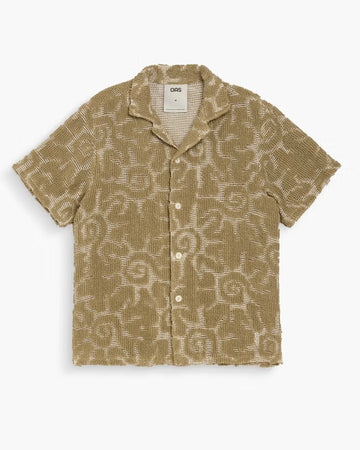 CHEMISE CROCHET - KHAKI CLAIR