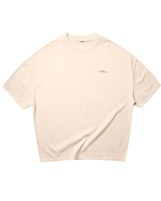 T-SHIRT SUPER BOX TEE - creme