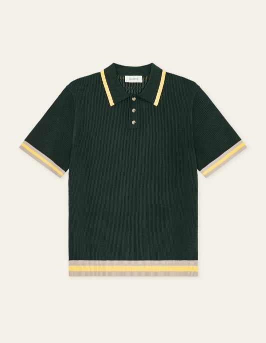 POLO KNIT - vert sapin