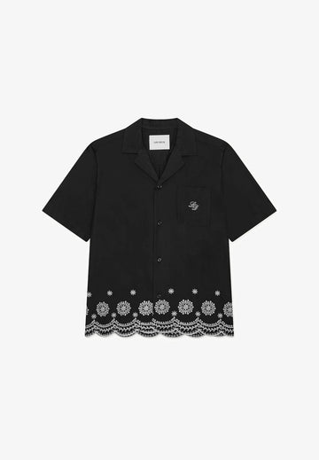 CHEMISE BOX BRODÉE-NOIR